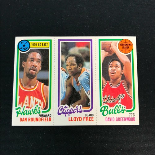 1980-81 Topps #42 #218 #3 David Greenwood Lloyd Free Dan Roundfield *anm1