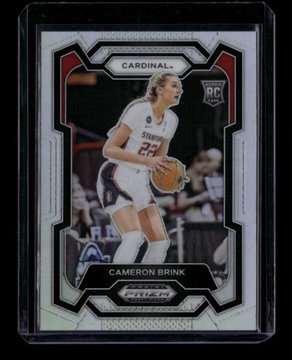 2024 Panini Prizm Draft Picks Collegiate Cameron Brink #89 Silver RC Cardinal