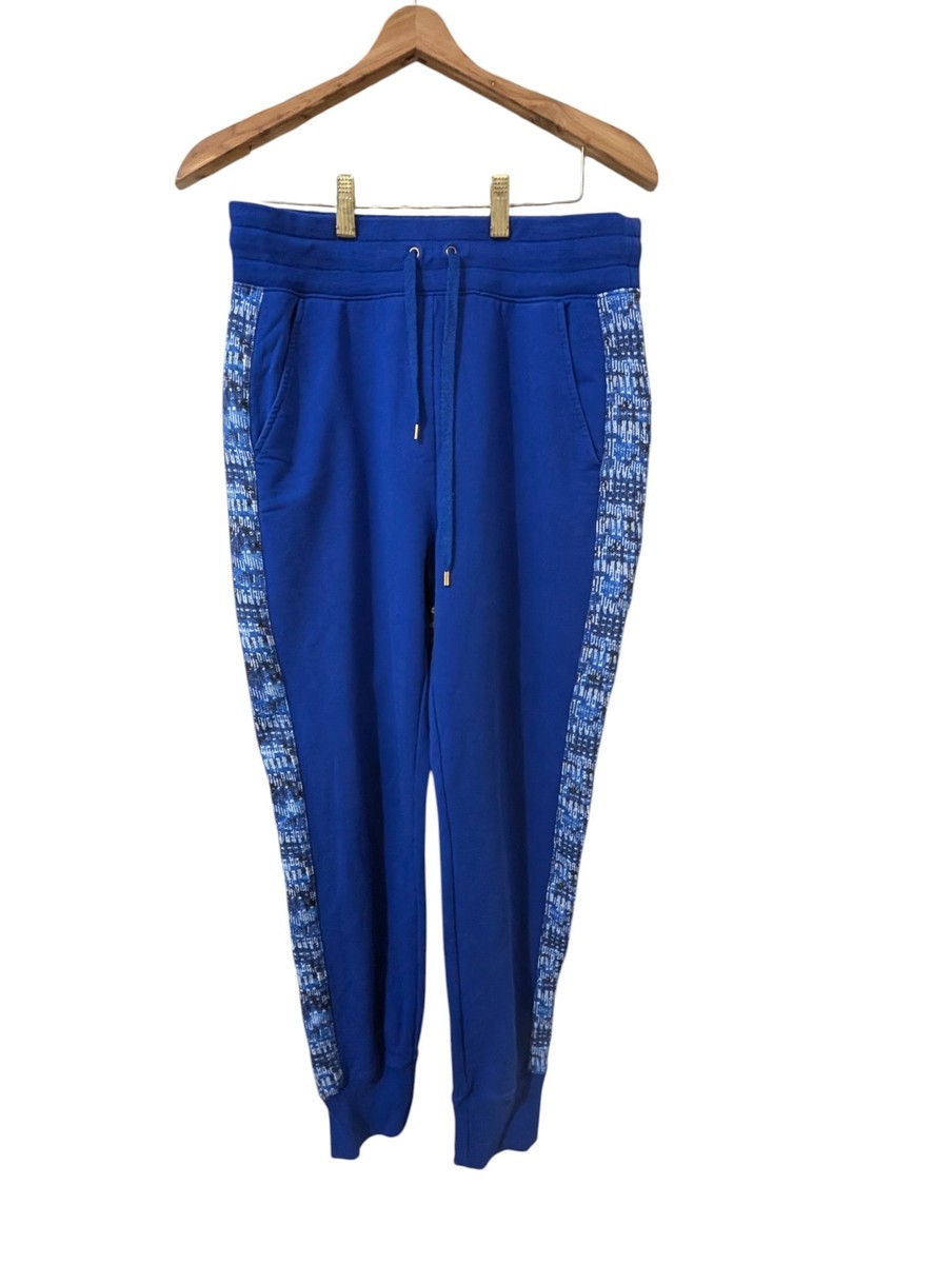 Polo Ralph Lauren Blue Side Stripe Contrast Joggers Size Medium