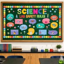 Fancy Land Science Bulletin Board Set for Classroom Decorations Science Lab