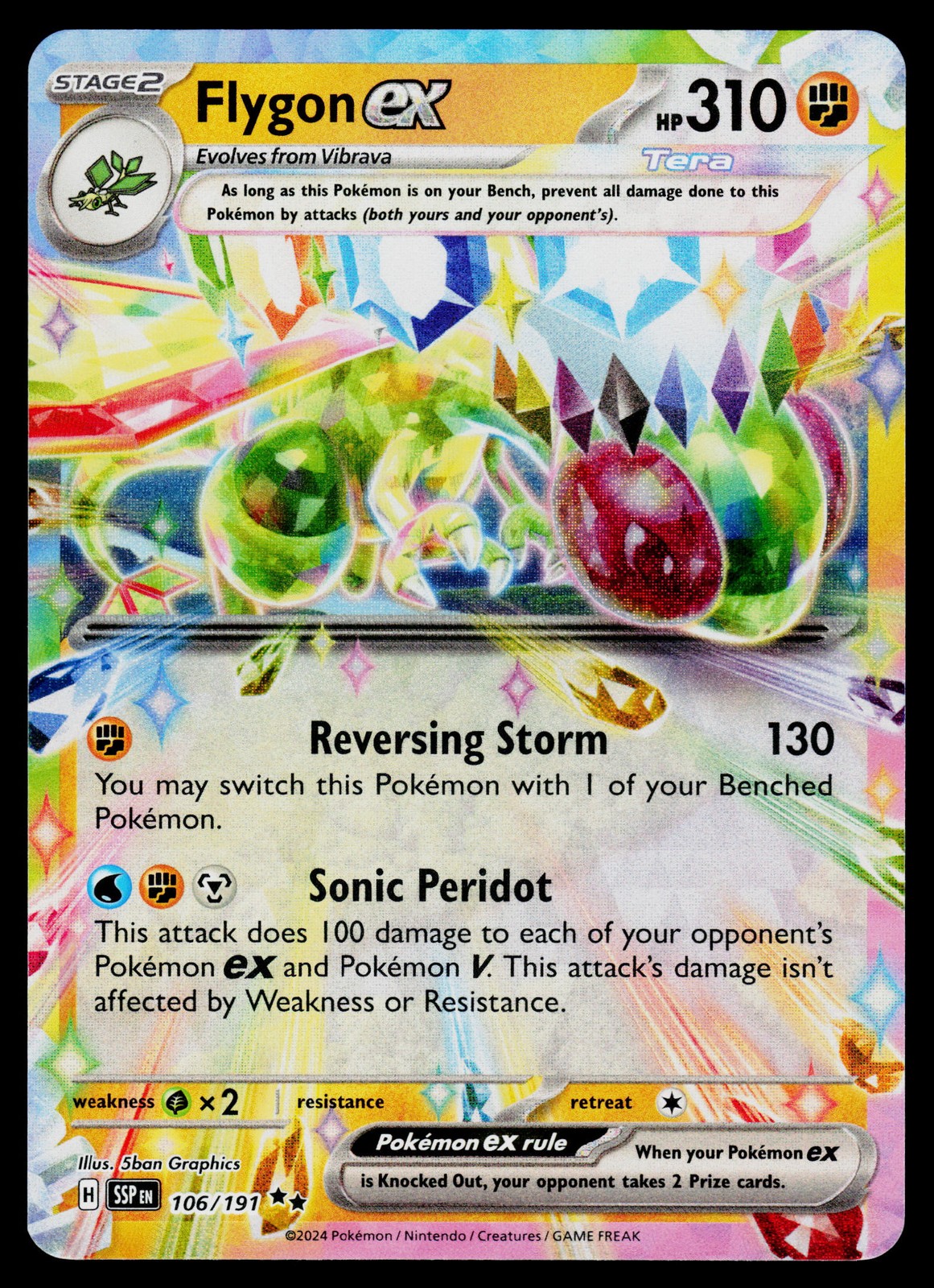 Flygon ex 106/191 SV08: Surging Sparks Holo