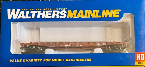 Walthers Mainline HO 910-6618 MINNEAPOLIS & ST. LOUIS 53' GSC FLATCAR, 16209 | Zustand: Used