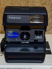 Vintage Polaroid 600 OneStep Talking Camera Black w/ Box