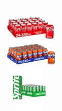 Coca-Cola, Fanta & Sprite 24x330ml Mix Set   ...
