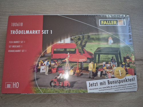 Faller H0 18618: kit mercado de chatarra set 1 - sin abrir en embalaje original | Zustand: Neu