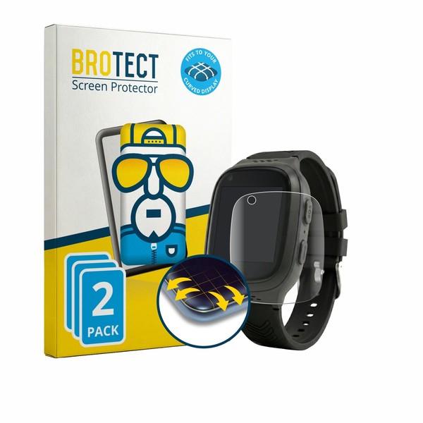 Full-Cover Schutz Folie FüR Zonaro Kids Smartwatch 3D Curved Edge Display 2X-image