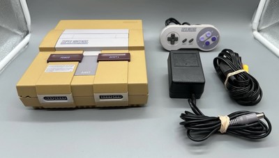Nintendo Super NES Console SNS-001 OEM Bundle Controller Power AV Cord