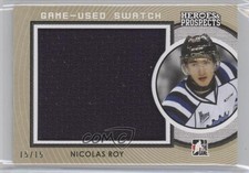 2014-15 ITG Heroes and Prospects Game Used Jersey Gold 15/15 Nicolas Roy 0bp