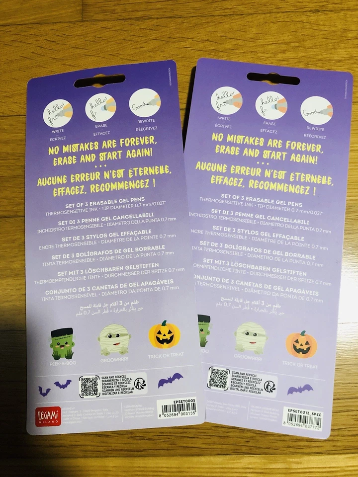 Due Set Legami Halloween 2023 E Edizione 2025 Speciale Limitata - Immagine 4 di 4