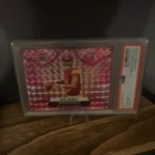 Panini 2024 Mosaic Jayden Daniels NFL Debut Camo Pink Rookie Football Card PSA 8