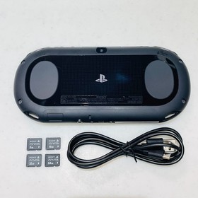 PS Vita Slim 2000 Black LCD Console USB Charger Select Memory Card Region Free
