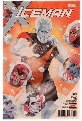 Iceman #1 1 Vol 3 2017 Marvel Comic Variant Cover Hi Grade Book NM New Unread