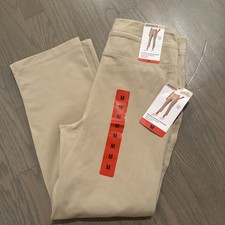 NEW Mondetta Women's High-Rise Capri With Drawcord Beige medium