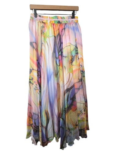 Afibi Women Full-Ankle Length Long Skirt Beach Skirt Multicolor in size L - Picture 6 of 17
