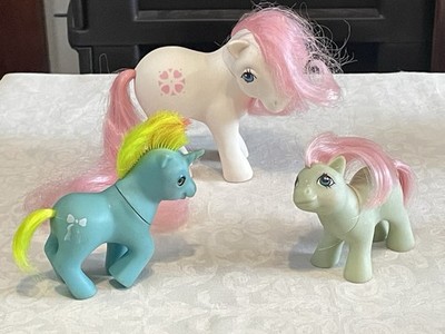 My Little Pony G1 Lot Baby Cuddles, Sun Dance & Beddy-Bye-Eye *NOTE