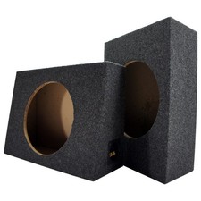 Single 12" Subwoofer Standard Cab Truck Sub Box Enclosure Two Pack 2 Items