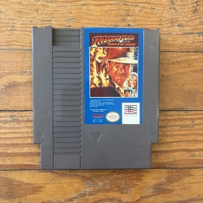 M050) Indiana Jones and the Temple of Doom (Nintendo, 1988) NES Game Authentic