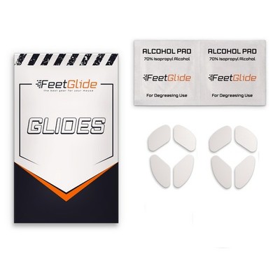 FeetGlide Skates for WLmouse Huan var.Small Replacement Mouse Feet PTFE