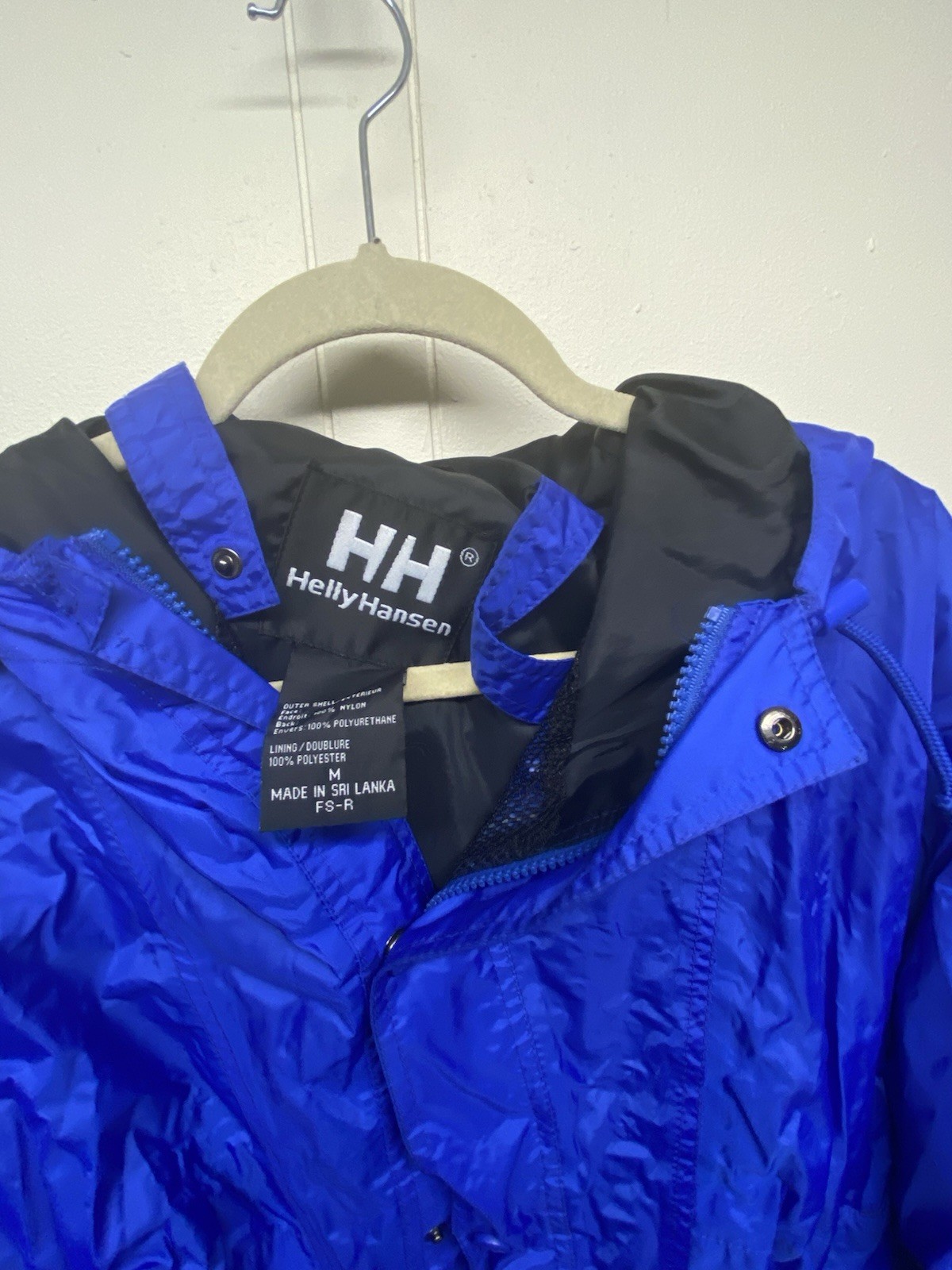 Helly Hansen Windbreaker Rain Jacket Zip Hooded S… - image 9