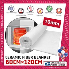 Ceramic Fiber Insulation Thickness 0.4 inch 2500 F Fireproof Insulation Blanket