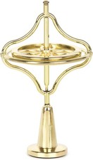 Metal Gyroscope Anti-Gravity Spinning Top Balance Toy Gift Golden