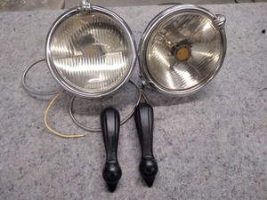1930s 1940s Trippe Senior Safety Lights With Brackets