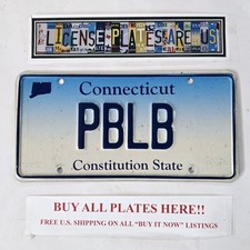 Connecticut Vanity License Plate Ct Personalized Tag Pblb Pebble Beach Connecticut Vanity License Plate Ct Personalized Tag Pblb Pebble Beach