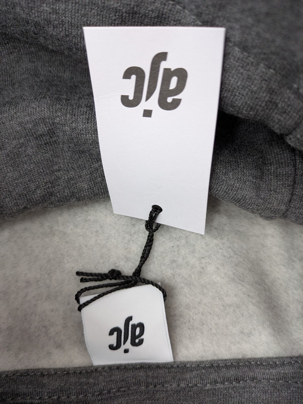 ajc Herren Pullover XL Grau Sweatshirt Trichterkragen Langarm Baumwolle image 6