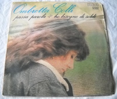 Lidschatten Colli PASSA PAROLA 45 Runden Promo RCA von 1982