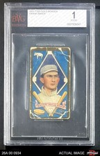 1911 T205 Home Run Baker Athletics HOF BVG 1 - POOR