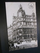 Postcard LNWR & Co Parliamnt St, Offices ... diamond jubilee Queen Victoria 1897