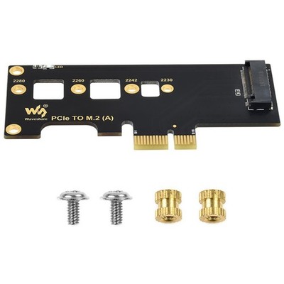 CM4 PCIe to M.2 Adapter Card Upgrade Hard Drive With Screws For NVME M.2 SSD
