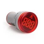 Red LED Digital Display Voltage Meter Voltmeter Round 22mm Indicator AC60-500V