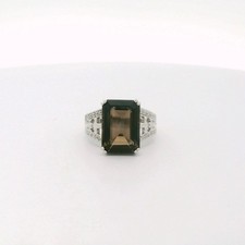 Sterling Silver Brown Stone Ring - Size 7 C31022507 
