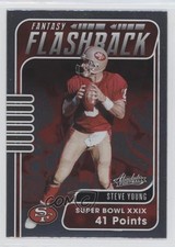 2020 Panini Absolute Fantasy Flashback Steve Young #SY HOF 0z3d