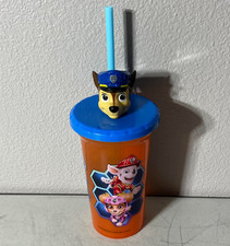 Paw Patrol Chase Buddy Sips Tumbler with Straw and 3D Character on Lid