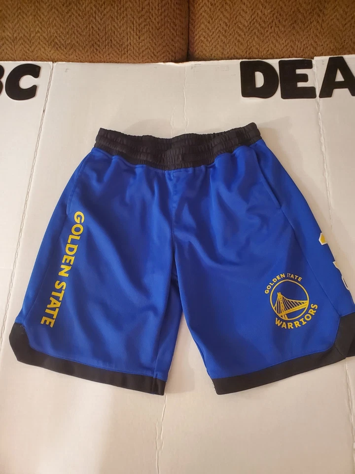 Pantalones Cortos NBA Juveniles NBA Golden State Warriors Stephen Curry Juveniles Grandes (Cintura 26) Foto 2 de 3