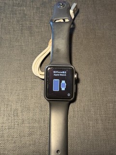 Apple Watch Series 1 42mm Black Aluminum Ready To Pair Charged & Tested