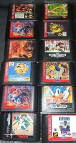 Sega Genesis Game Lot.  Authentic.  Cleaned and tested.  26 games. Great Titles 
