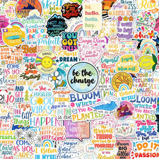 300PCS Affirmation Stickers, Holographic Motivational Sticker Pack, Positive Jou