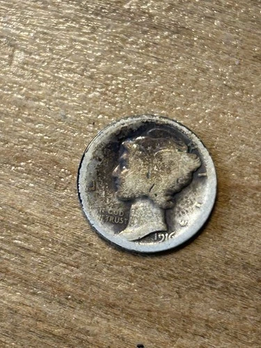1916S Mercury Dime AG