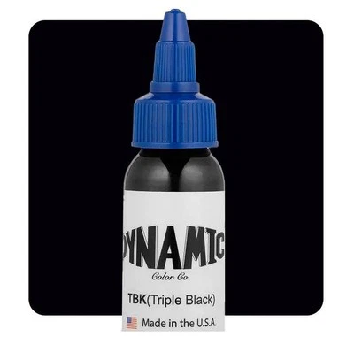 Dynamic Color Triple Black Tattoo Ink - 30ml Bottle