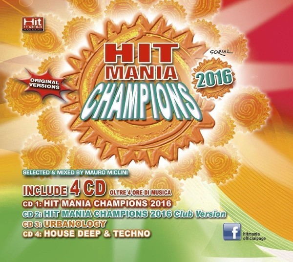 Audio Cd - Hit Mania Champions 2016 / Various (4 Cd) - Walkman -D- Neu-image