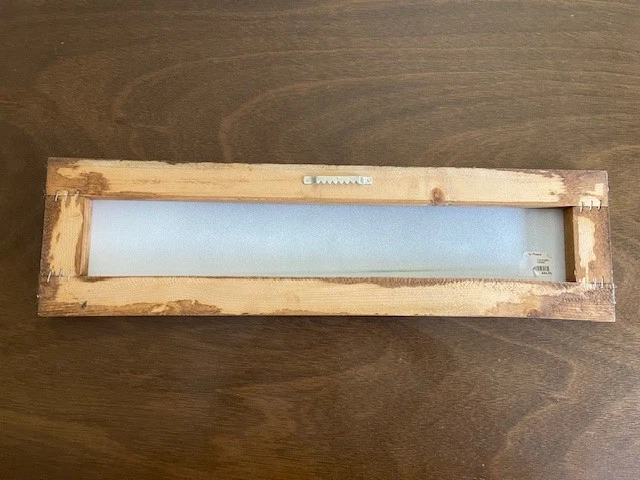 Placa de parede ou mesa California Coronado madeira e metal recuperada 22 polegadas aparência vintage - Imagem 2 de 4