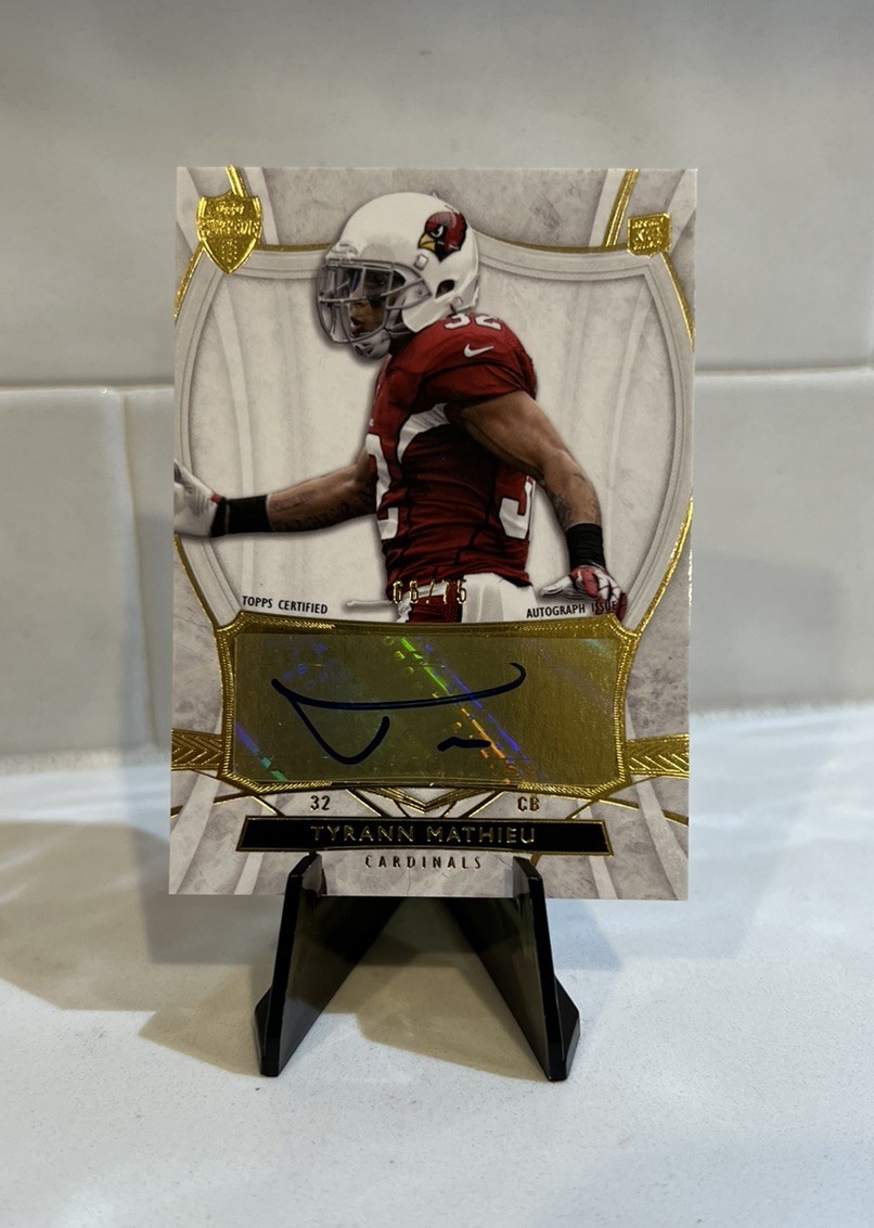 Tyrann Mathieu Topps Supreme Autograph Rookies #SRATM Base