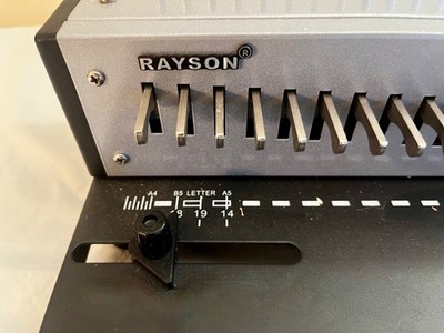 Used Rayson SD-1501A21 Binding Machine *EXCELLENT COND* w 200 binding strips