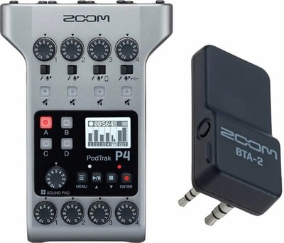 Zoom PodTrak P4 + BTA 2 Bundle - NEU