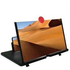 12" 3D HD Screen Magnifier for Movies, Gaming Videos Foldable Phone Holder