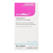 UnnaRite C Unna Boot White 4" x 10 Yd with Zinc Oxide 78410ZC 1 Ct