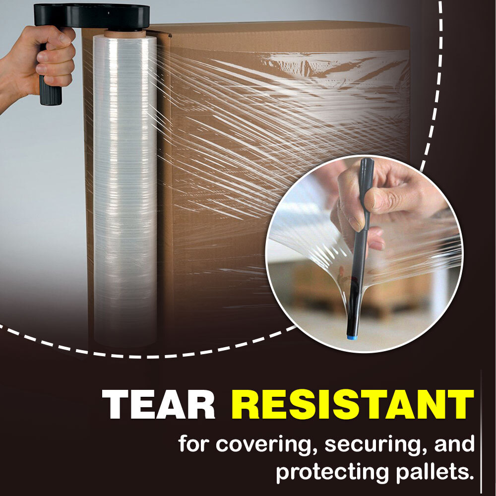 Pallet Shrink Wrap Clear Stretch Extended Industrial Cling Film